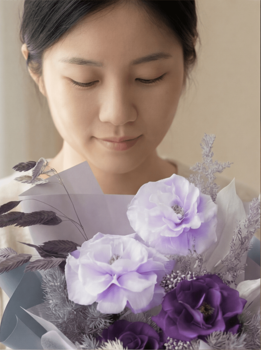 Charlotte Preserved Flower Bouquet - Flowers - Cuppa - Preserved Flowers & Fresh Flower Florist Gift Store