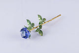 Crystal Rose - Flowers - blue - Preserved Flowers & Fresh Flower Florist Gift Store