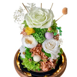 Hazelynn (With Gift Box) - Flower - Green - Preserved Flowers & Fresh Flower Florist Gift Store