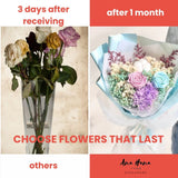 Tasha Preserved Flower Bouquet - Everlasting Mother's Day Roses - Flowers - Pink - Preserved Flowers & Fresh Flower Florist Gift Store