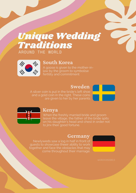 Unique Wedding Traditions Around the World - Ana Hana Flower