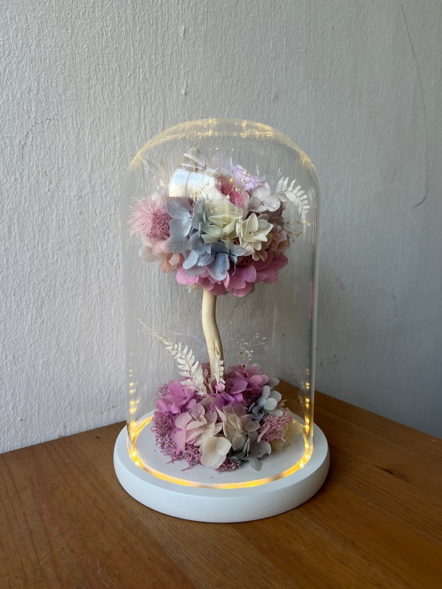 Haru Unicorn - Large Dome - Flowers - Preserved Flowers & Fresh Flower Florist Gift Store