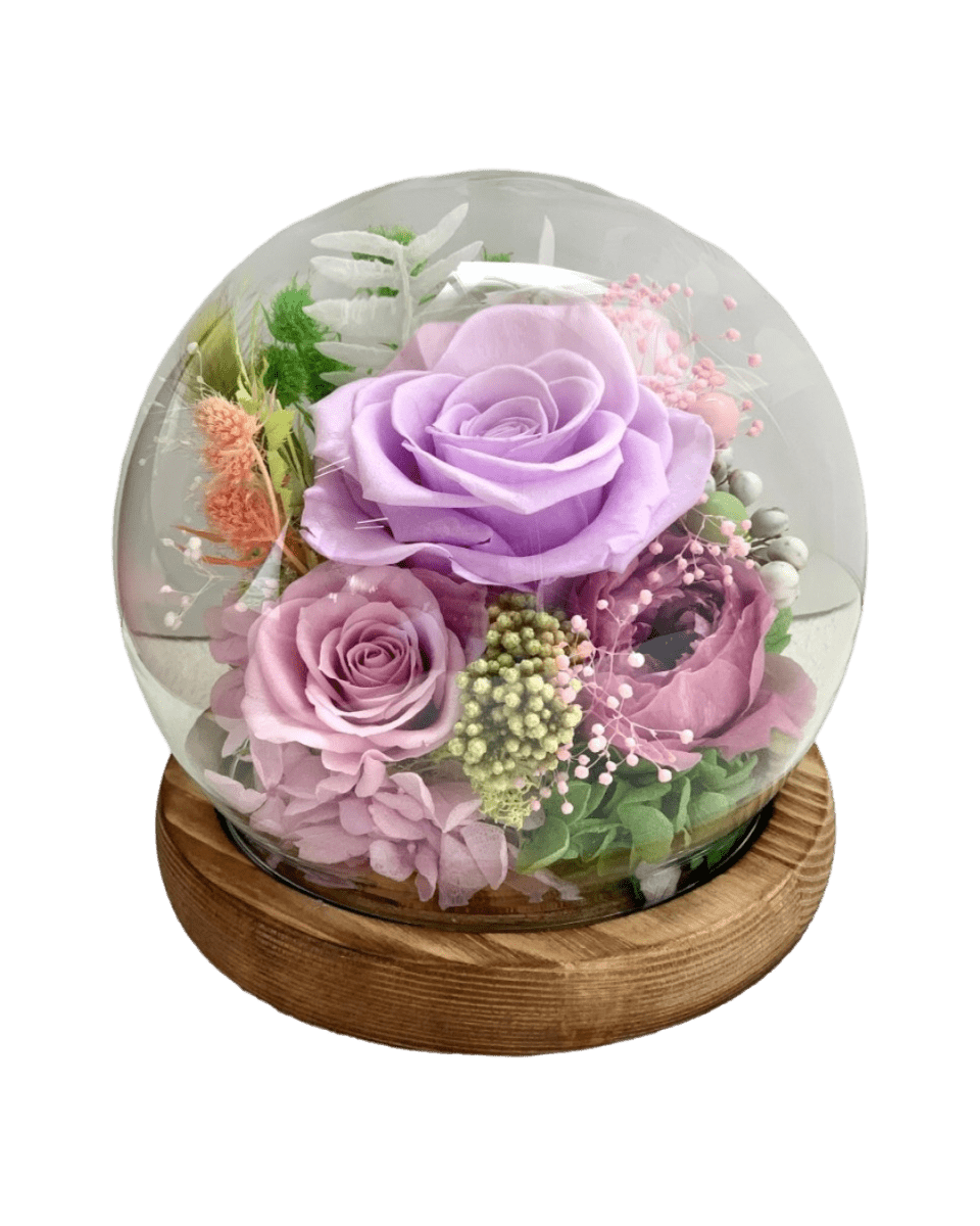 Rose Blowball - Light Purple - Flowers - Preserved Flowers & Fresh Flower Florist Gift Store