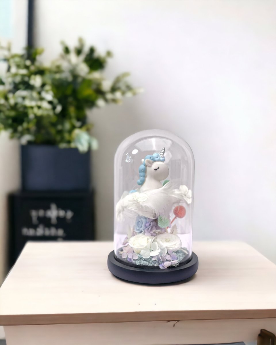 Sweet Dream Unicorn - Blue - Flower - Preserved Flowers & Fresh Flower Florist Gift Store