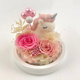 Unicorn Baby Love Blowball - Pink - Flower - Preserved Flowers & Fresh Flower Florist Gift Store